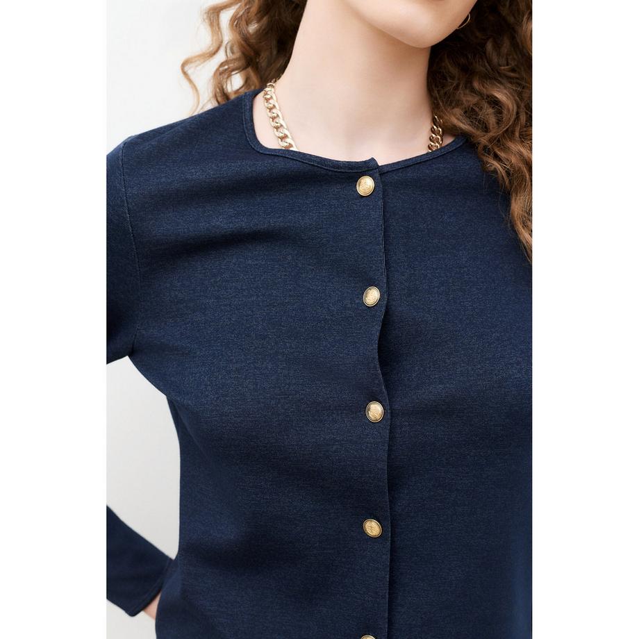 Caroll Knopfleiste Langarm Gilet  