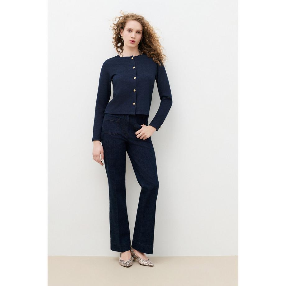 Caroll Knopfleiste Langarm Gilet  