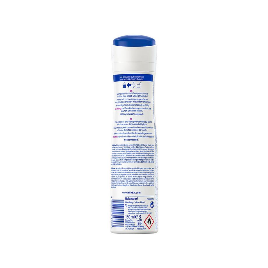 NIVEA  Deodorante Spray Donna Caramel Fudge 