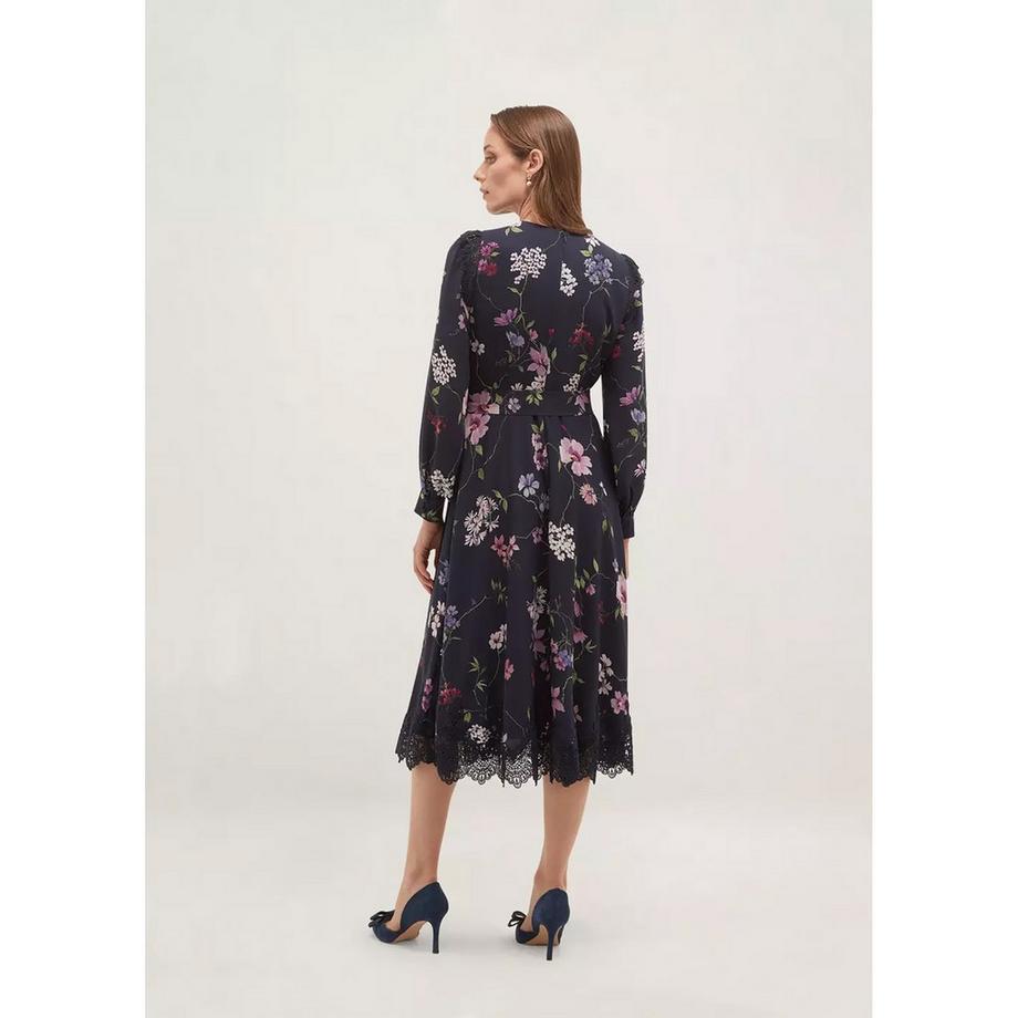 HOBBS Vestito midi Isadora con stampa floreale  