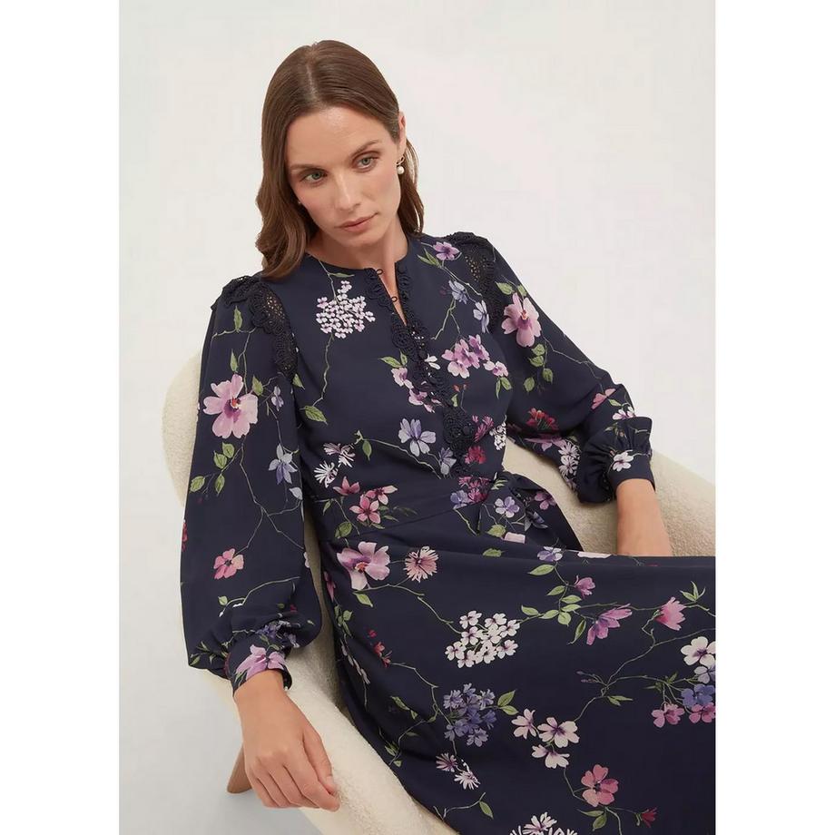 HOBBS Vestito midi Isadora con stampa floreale  
