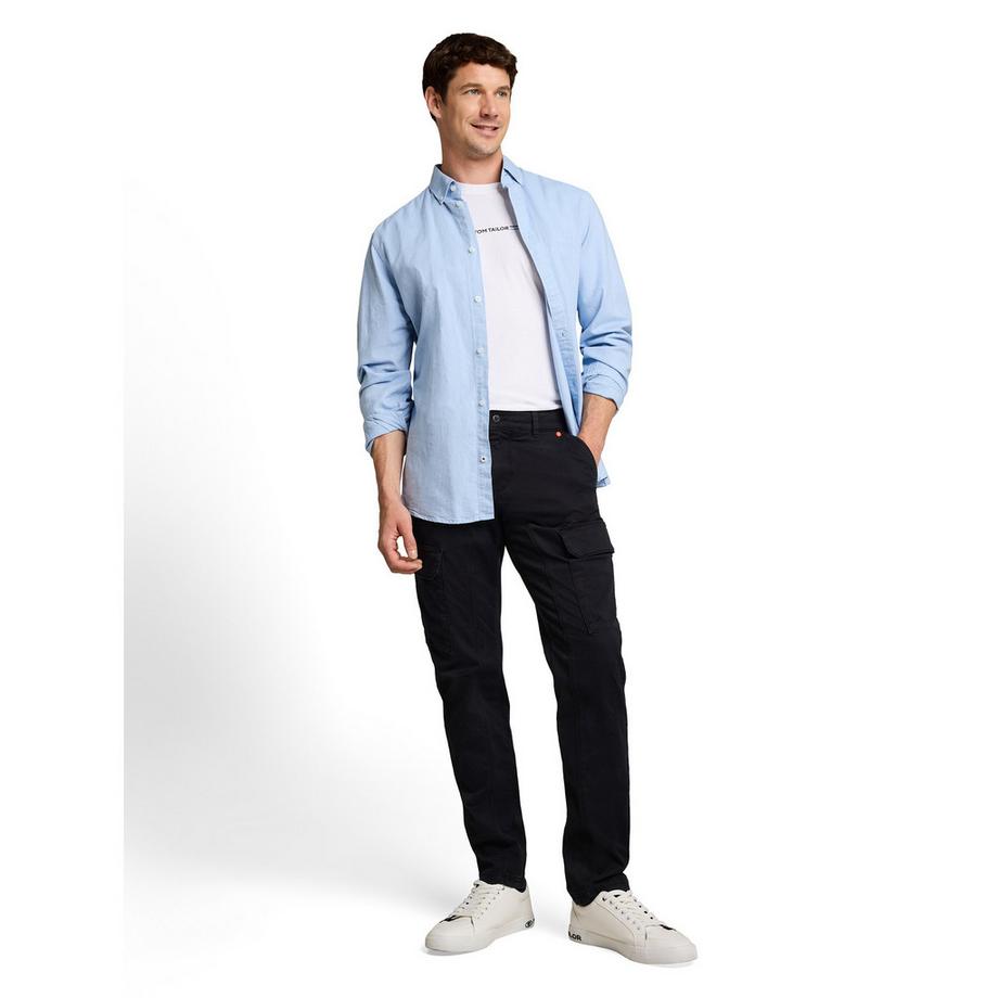 TOM TAILOR Pantaloni Cargo Gamba Dritta  