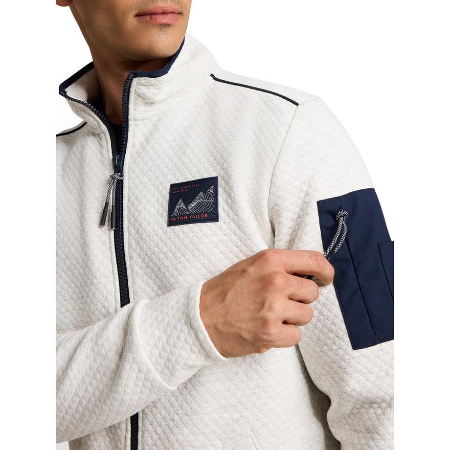 TOM TAILOR Giacca con zip e imbottitura  