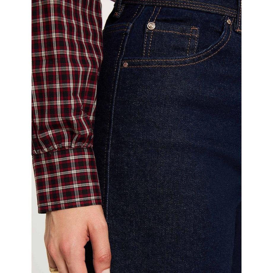 MORGAN Jeans à jambes larges et longueur courte  