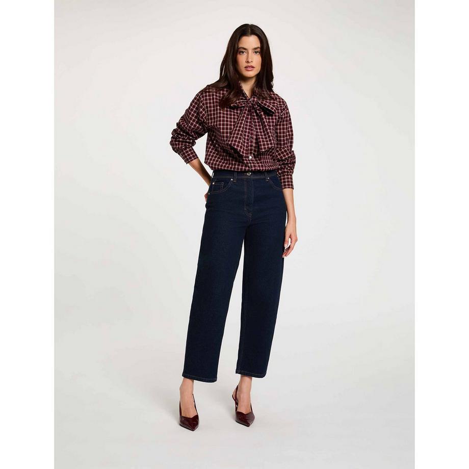 MORGAN Jeans à jambes larges et longueur courte  