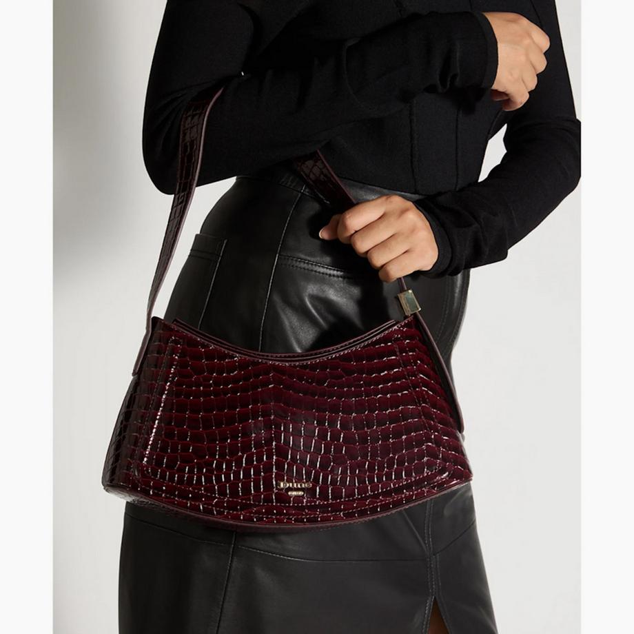 Dune London Sac Hobo Imprimé Crocodile  