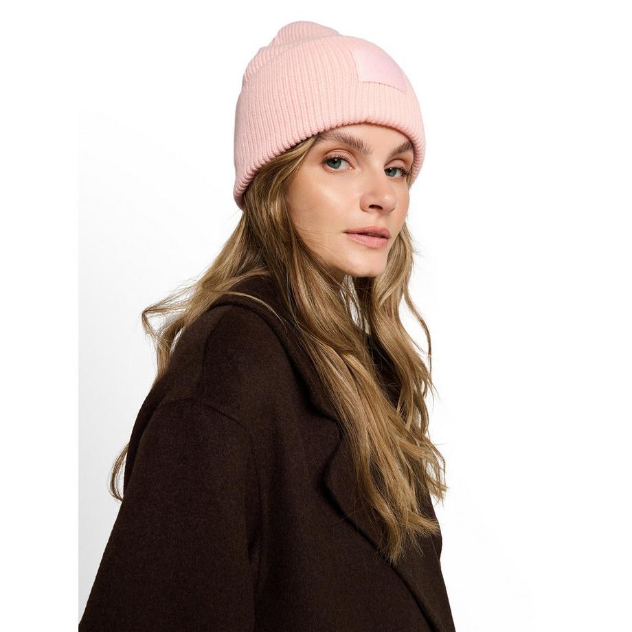 TOM TAILOR Bonnet tricoté avec patch en forme de cœur  