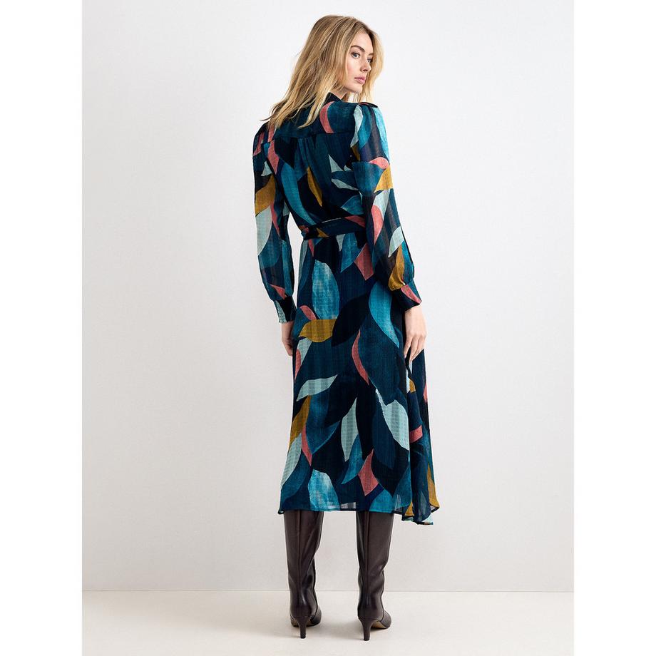 Phase Eight Catalina Robe chemise à imprimé abstrait  