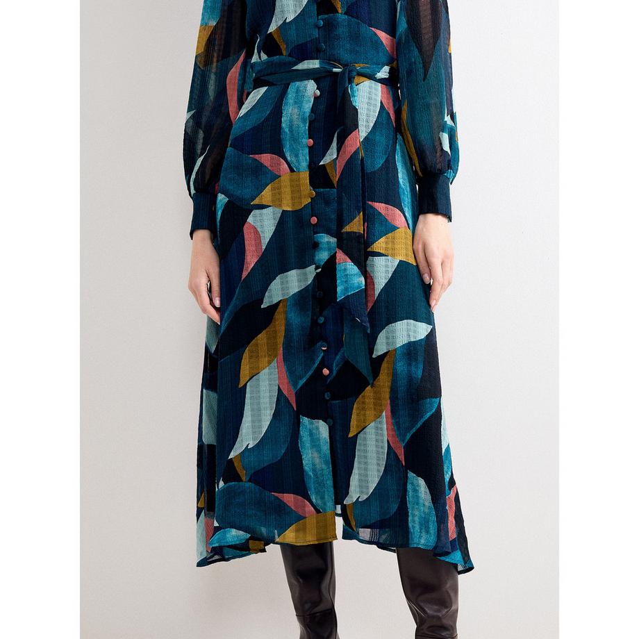 Phase Eight Catalina Robe chemise à imprimé abstrait  