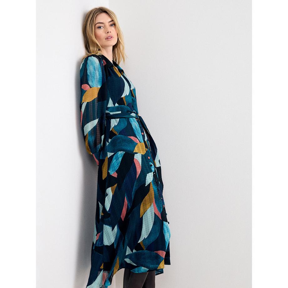 Phase Eight Catalina Robe chemise à imprimé abstrait  