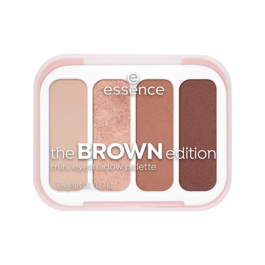 essence  the BROWN edition mini eyeshadow palette 