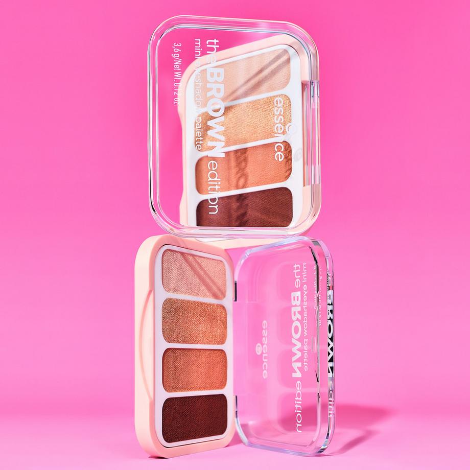 essence  the BROWN edition mini eyeshadow palette 