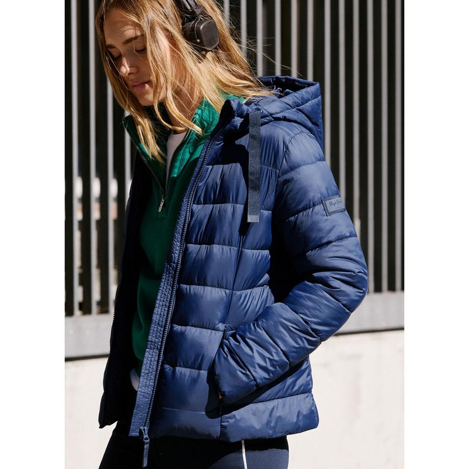 Pepe Jeans London Giacca imbottita con cappuccio  