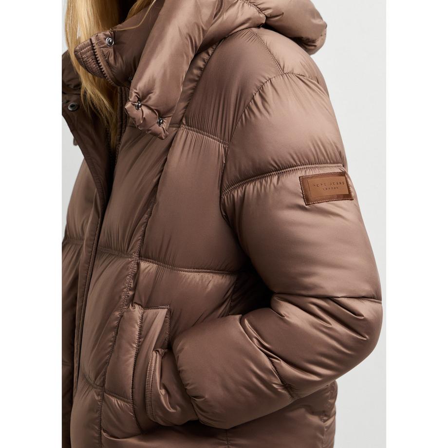 Pepe Jeans London Gepolsterte Jacke mit Kapuze  