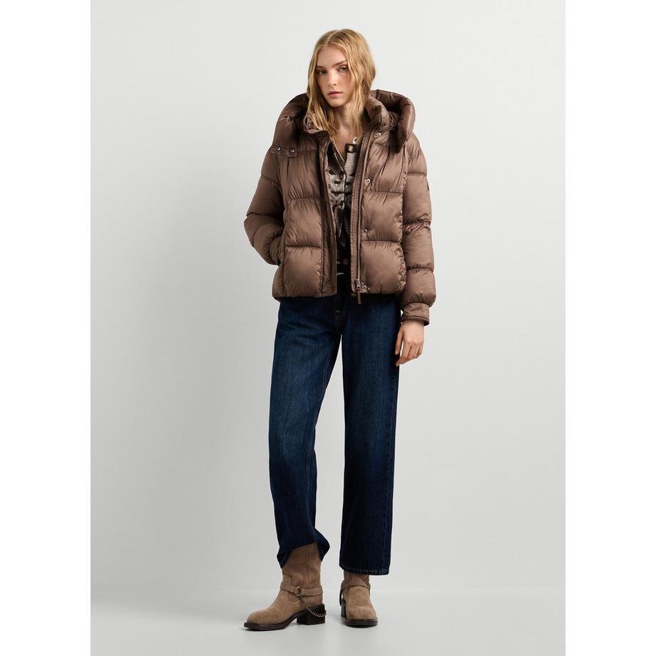 Pepe Jeans London Gepolsterte Jacke mit Kapuze  