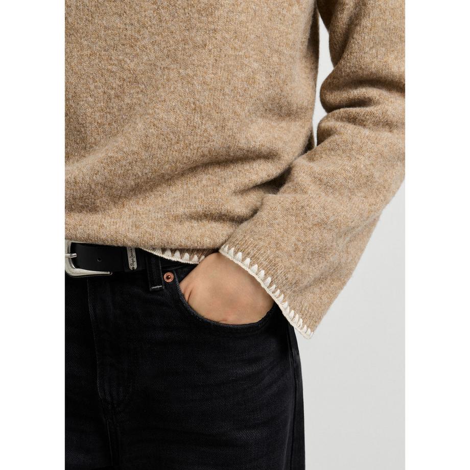 Pepe Jeans London Pullover con bordo contrastante  