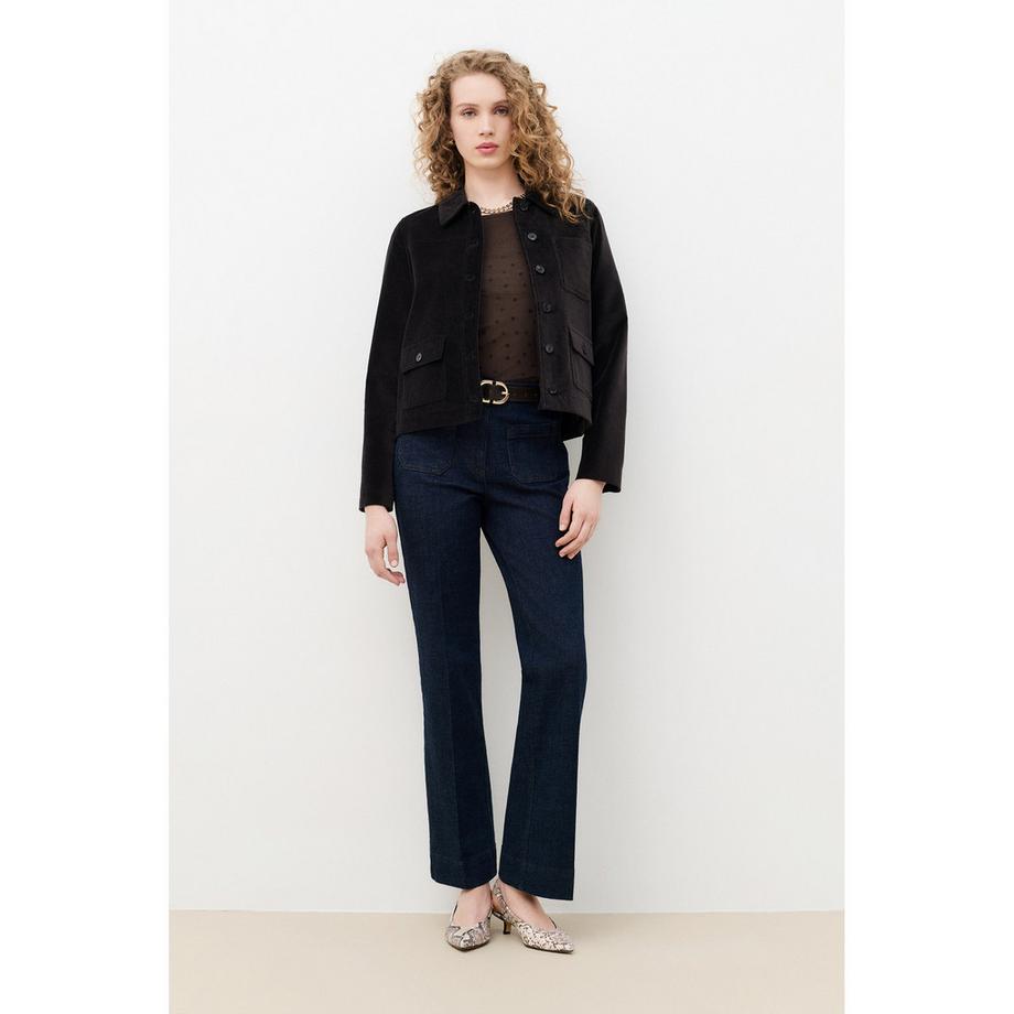 Caroll Veste façon cuir  