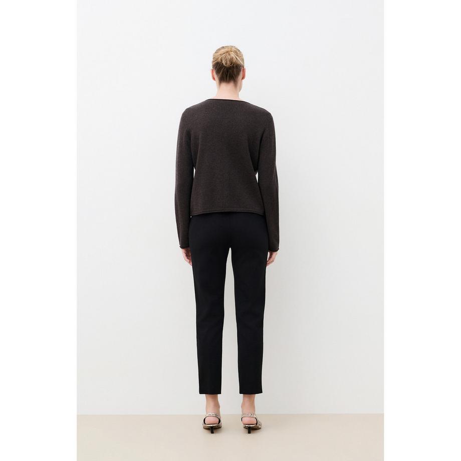 Caroll Pullover a Maniche Lunghe con Chiusura a Bottoni  