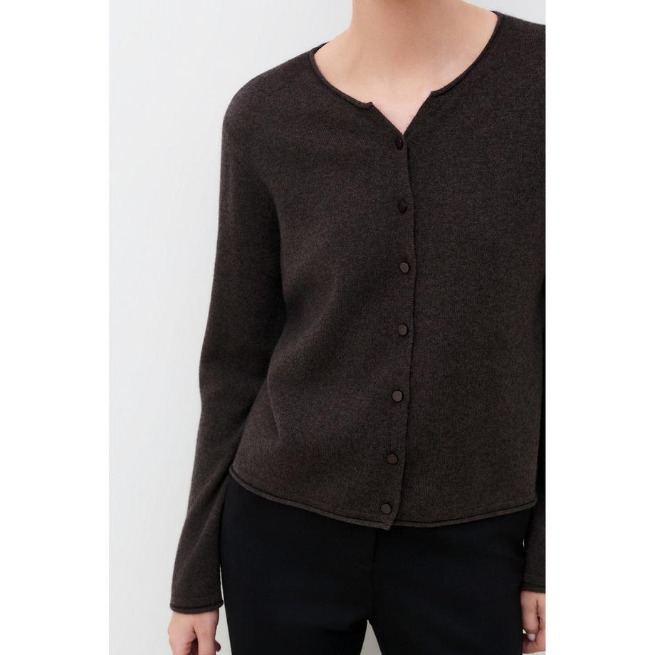 Caroll Pullover a Maniche Lunghe con Chiusura a Bottoni  