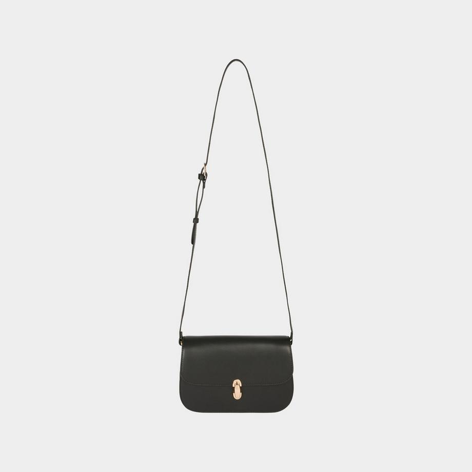 MORGAN Satteltasche mit goldfarbenem Verschluss  