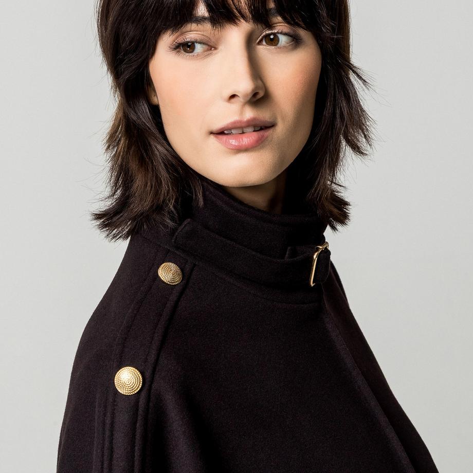 MORGAN Poncho con bottoni dorati  