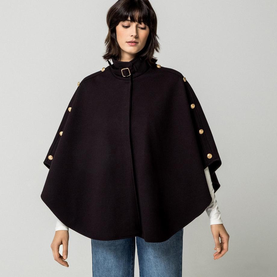 MORGAN Poncho con bottoni dorati  