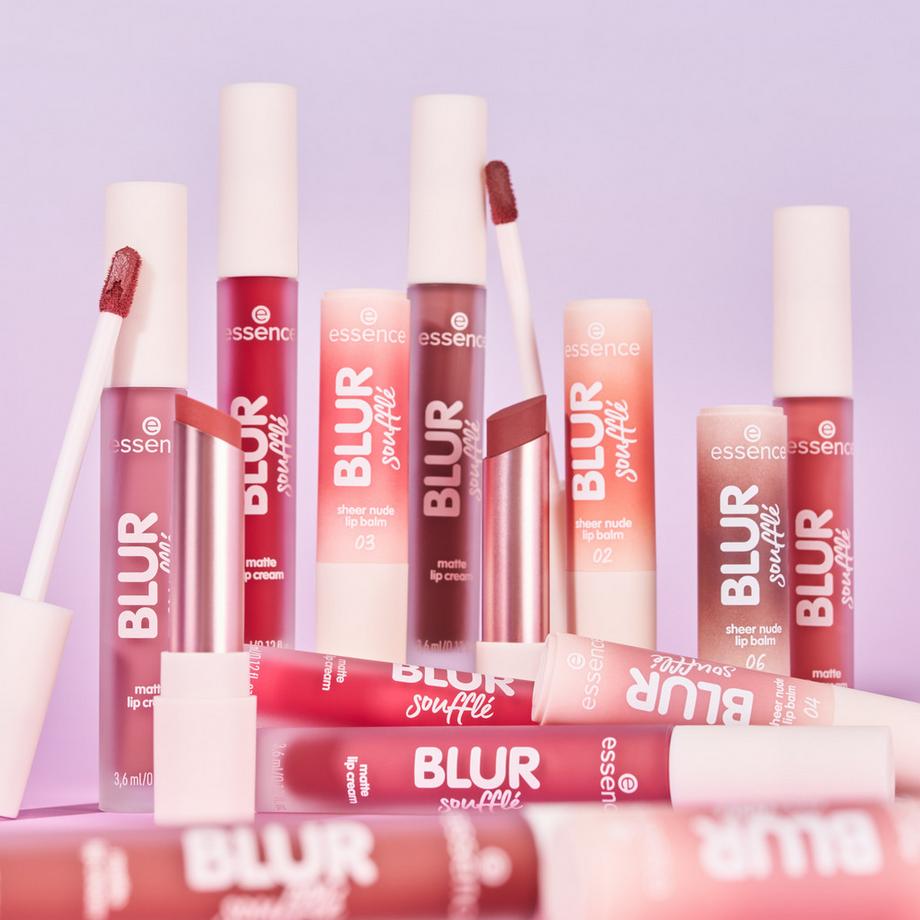 essence  BLUR soufflé balsamo labbra sheer nude 
