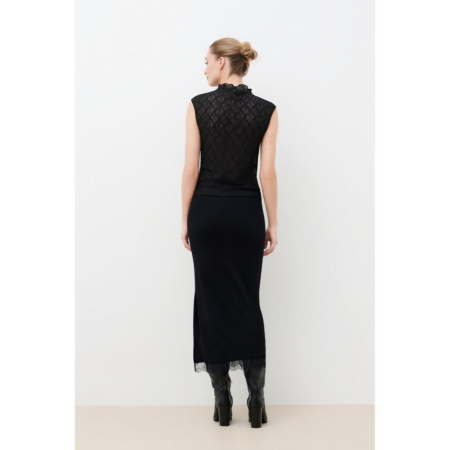 Caroll T-shirt en dentelle  