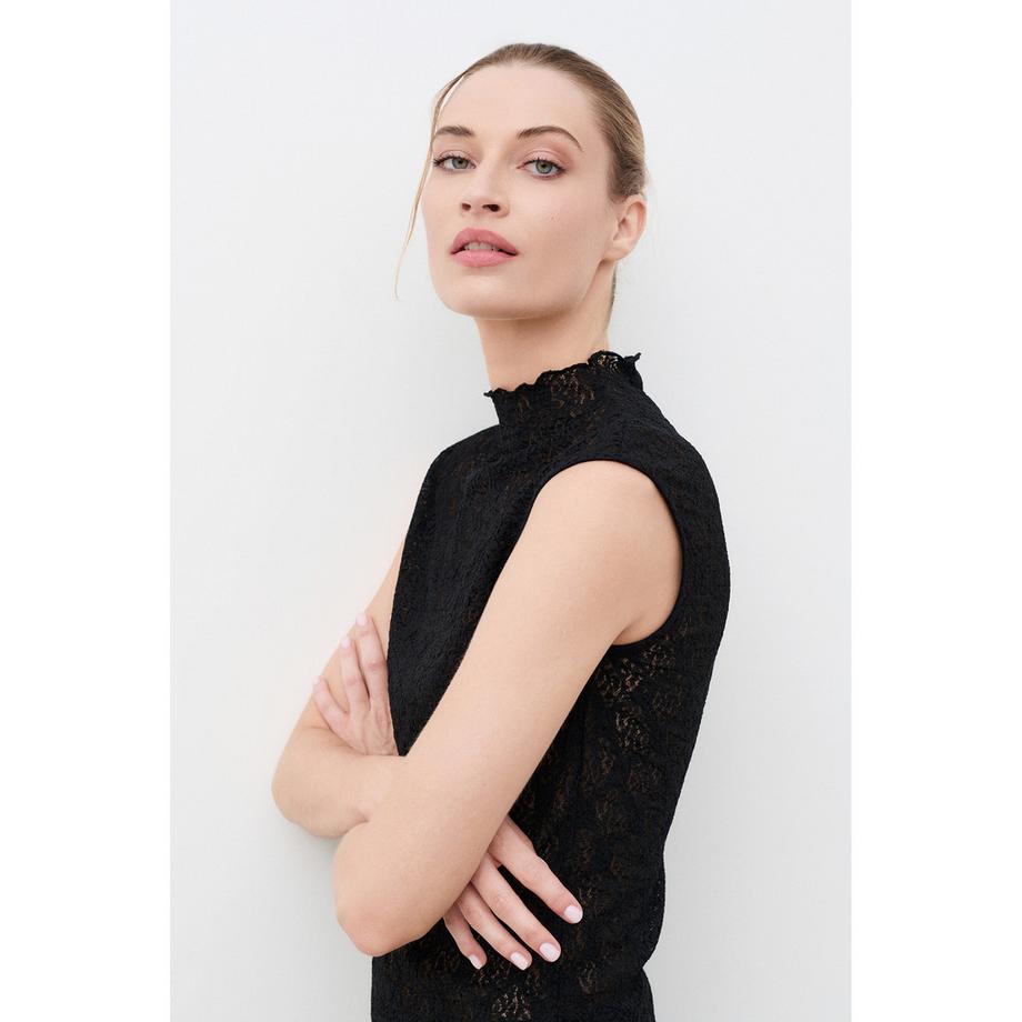 Caroll T-shirt en dentelle  