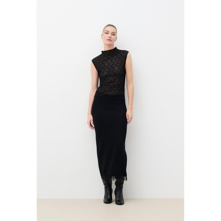 Caroll T-shirt en dentelle  
