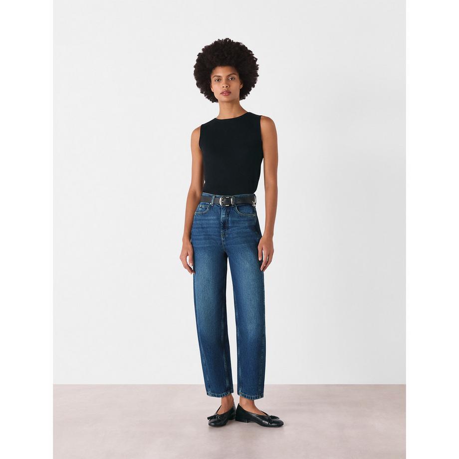 Whistles Authentic High Waist Straight Leg Jeans  