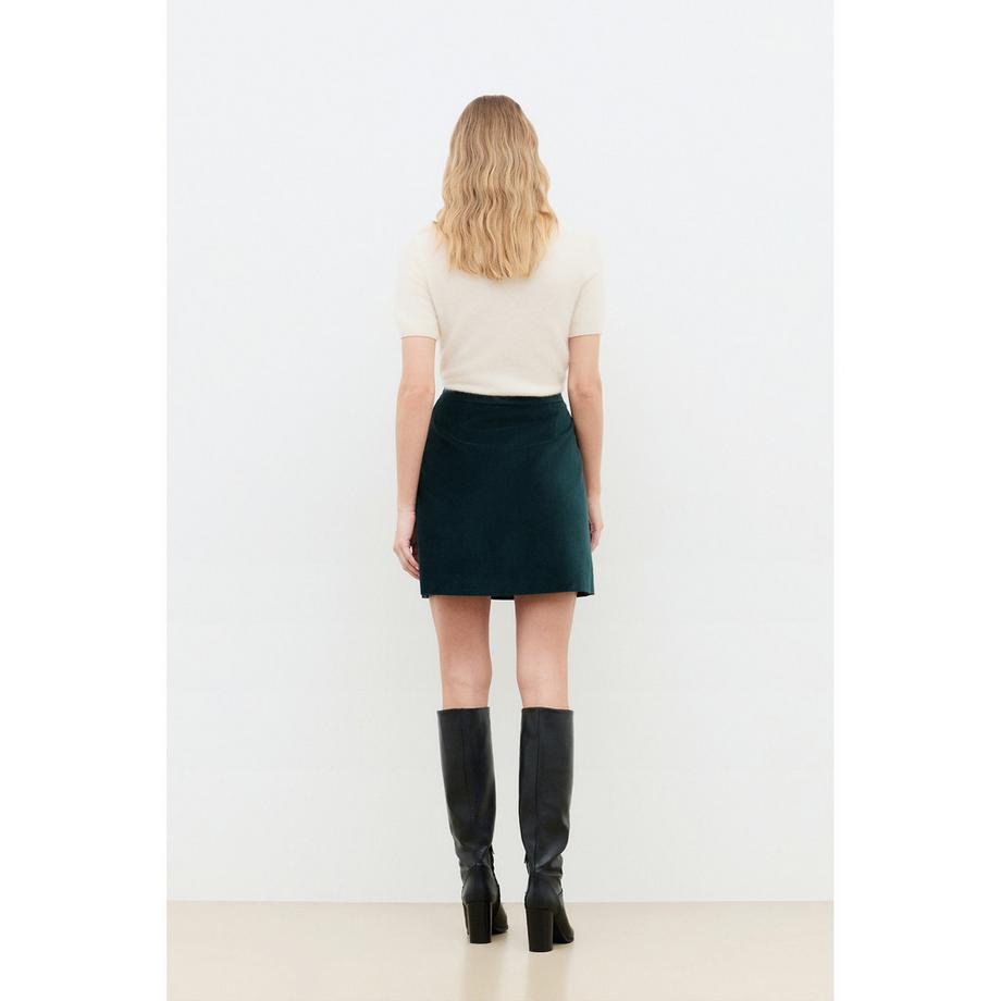 Caroll Jupe taille haute plissée  