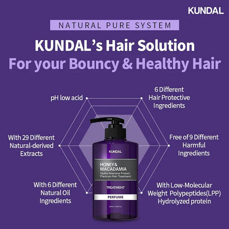 KUNDAL  Trattamento Proteico Honey & Macadamia Baby Powder 