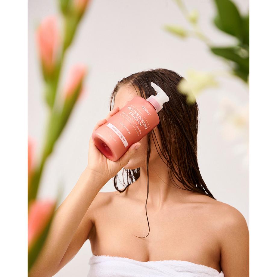 KUNDAL  Shampoo Protein Bonding Violet Muguet 