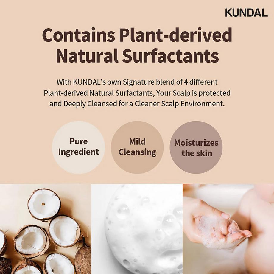 KUNDAL  Shampoo Honey & Macadamia Baby Powder 