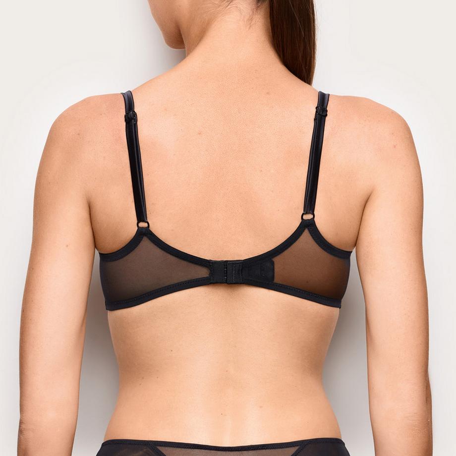 Yamamay Reggiseno a balconette in pizzo floreale con spalline  