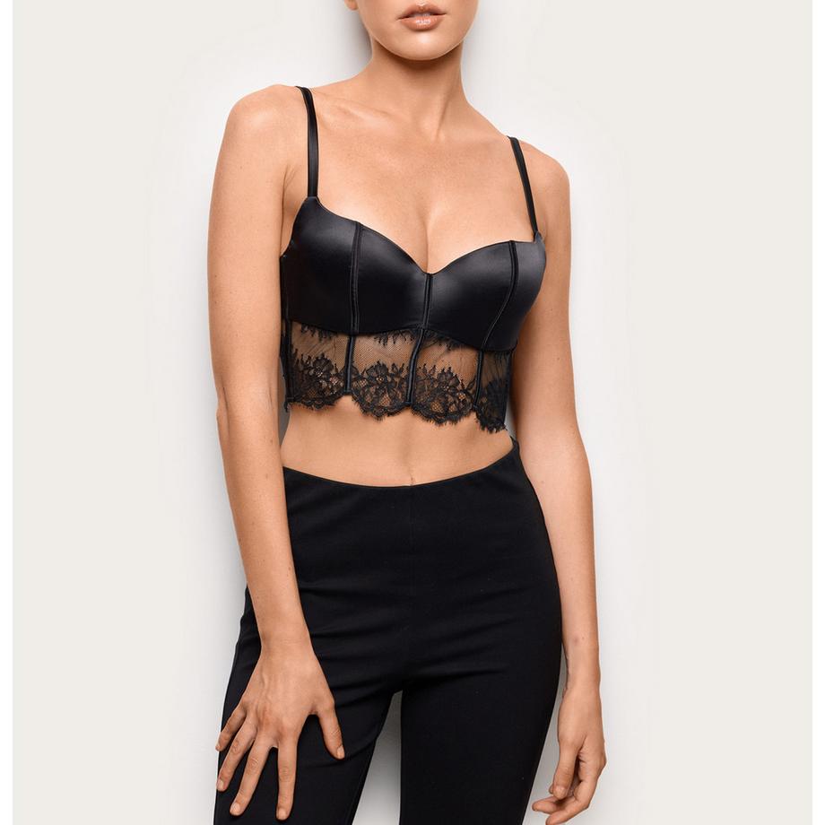 Yamamay Spitzenbesatz Satin-BH  