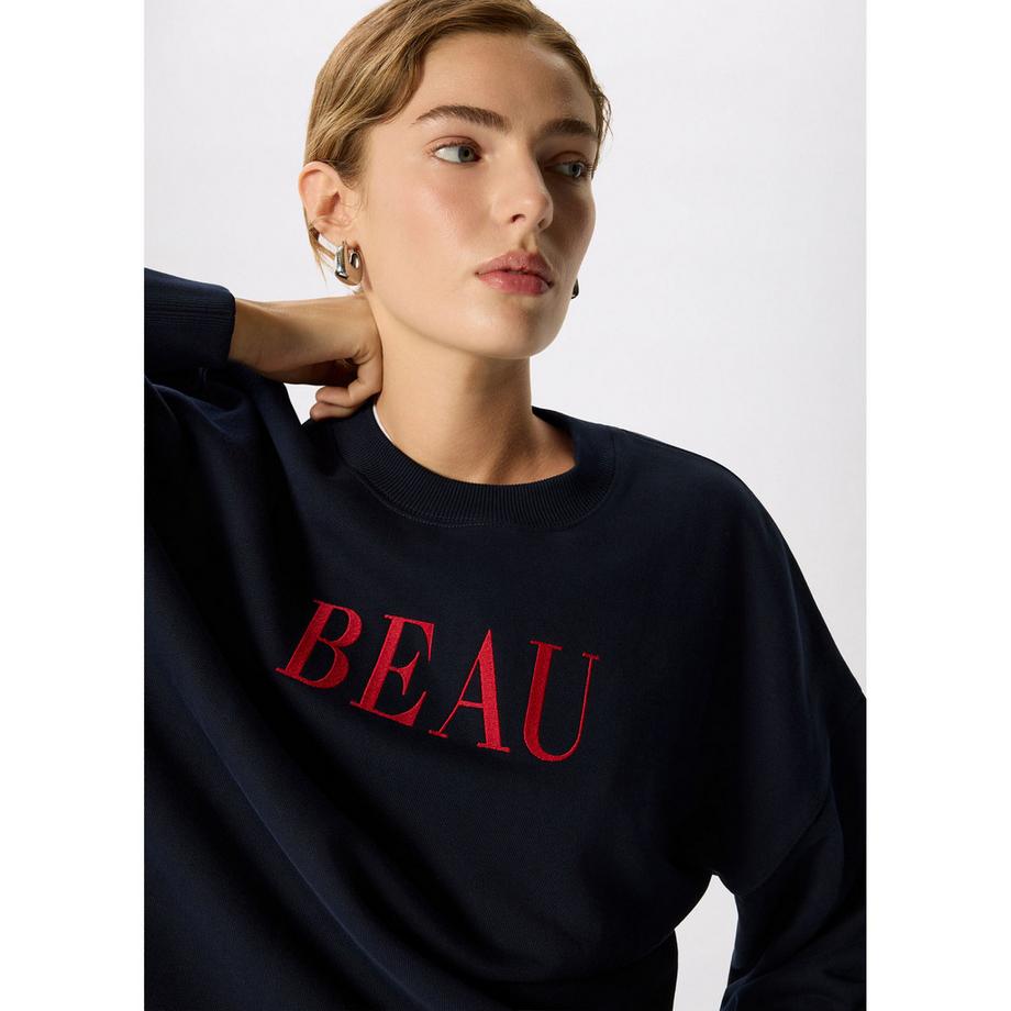 Whistles Beau Logo Sweat-shirt  