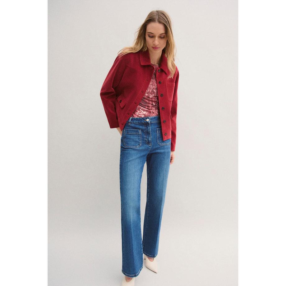 Caroll Veste façon cuir  