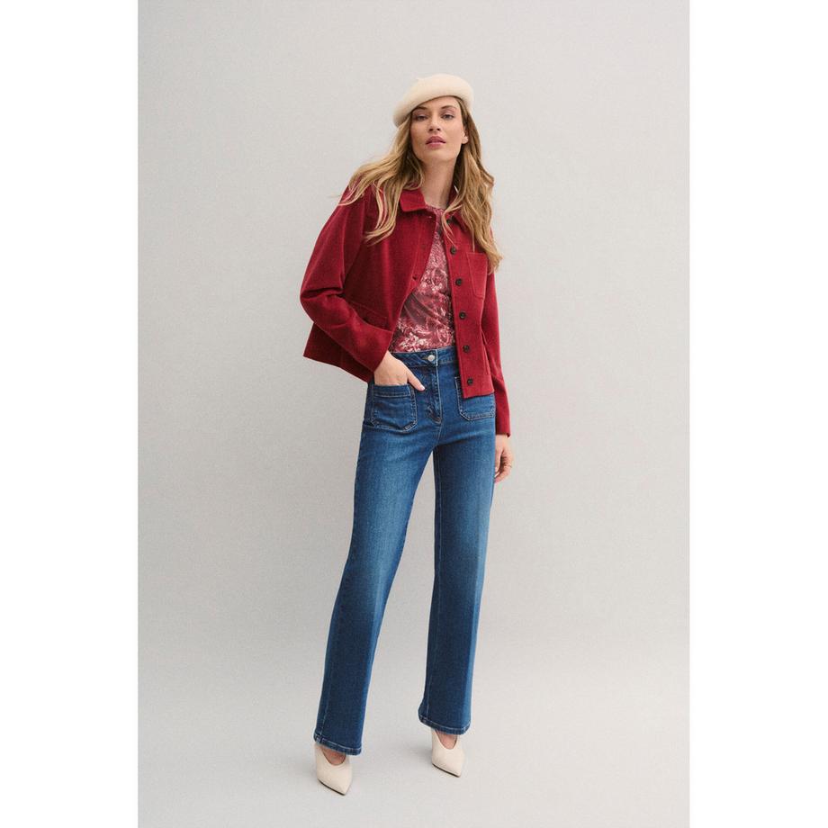 Caroll Veste façon cuir  