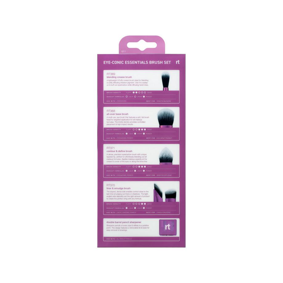 REAL TECHNIQUES  Eye-Conic Essentials Brush Set 