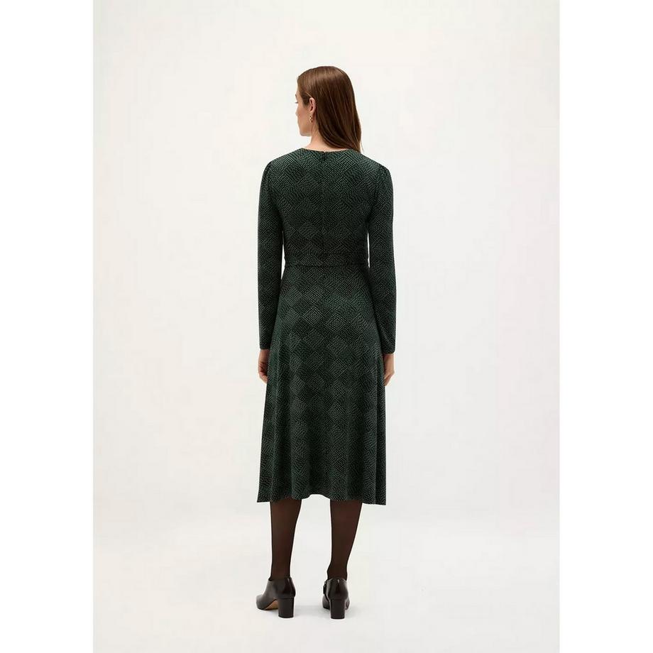 HOBBS Dakota Vestito Midi Maniche Lunghe  