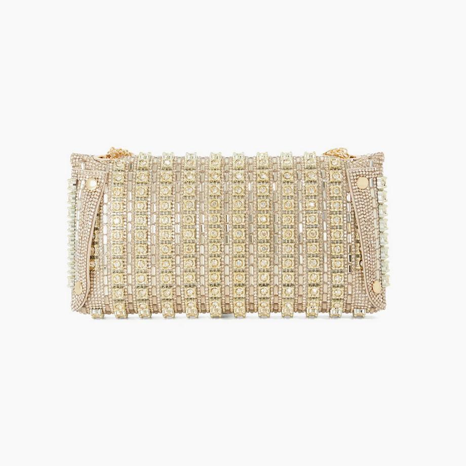 Dune London Clutch perlée avec bandoulière chaîne  
