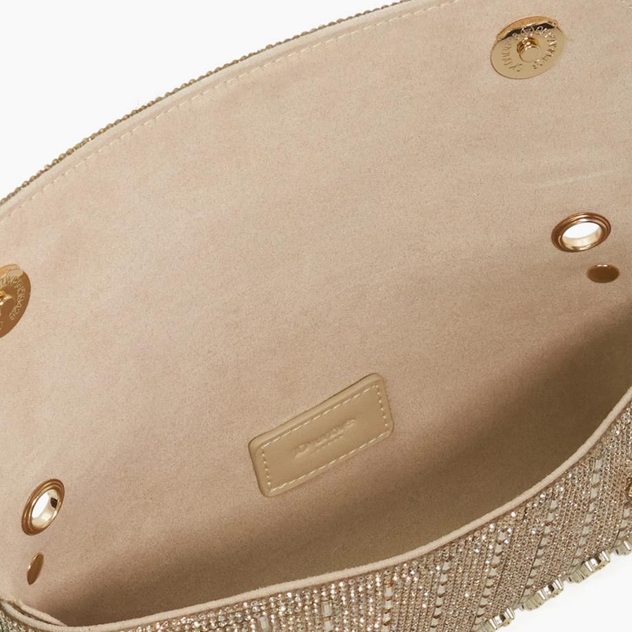 Dune London Clutch perlée avec bandoulière chaîne  