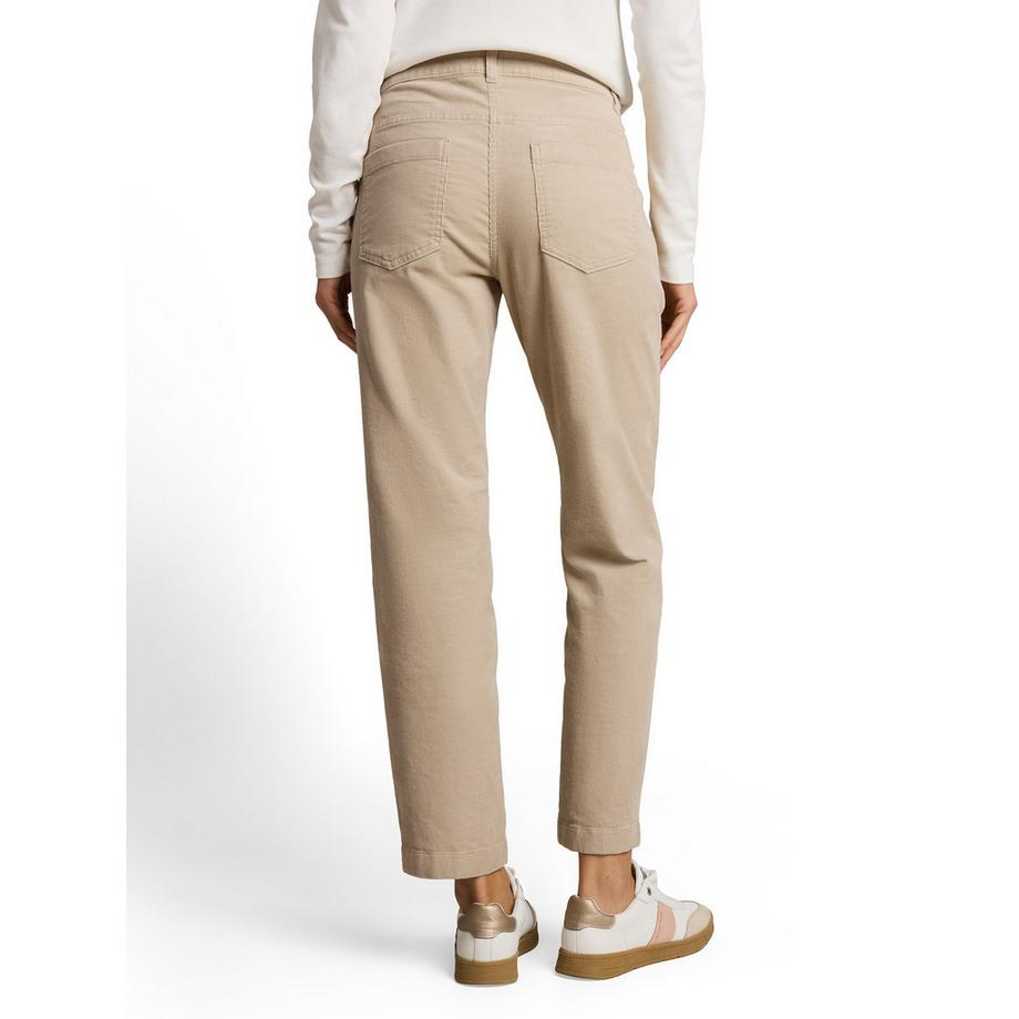 TOM TAILOR Pantalon en velours côtelé coupe droite  