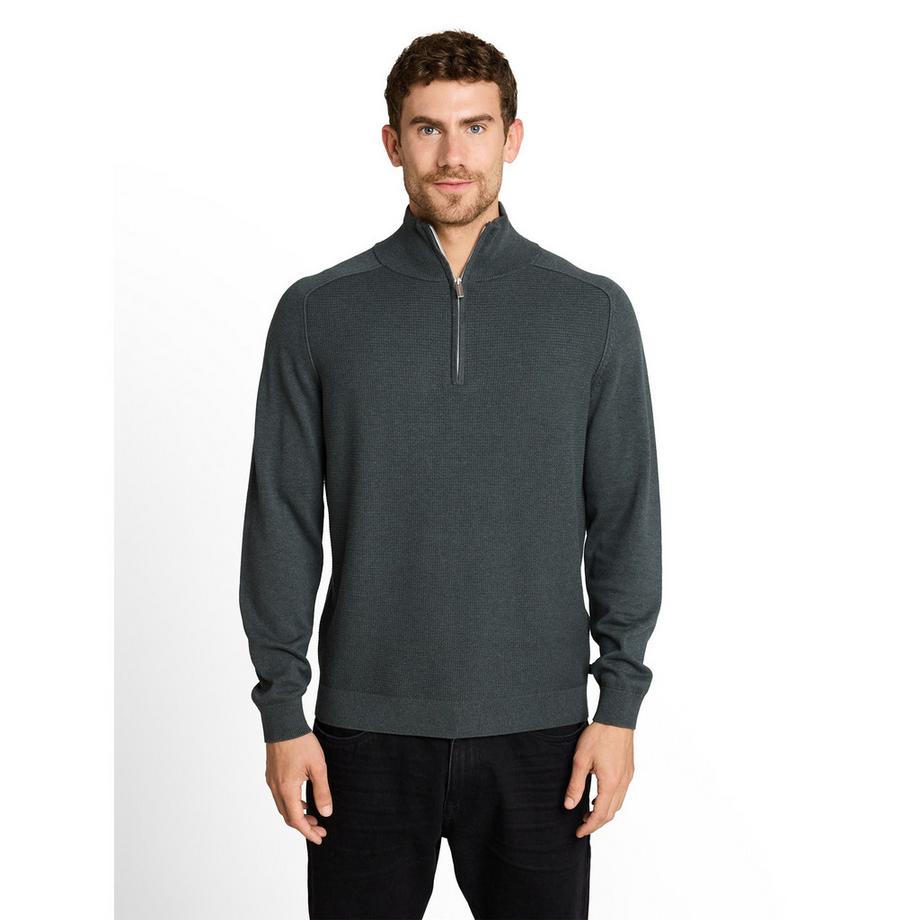 TOM TAILOR Pullover con mezza cerniera  