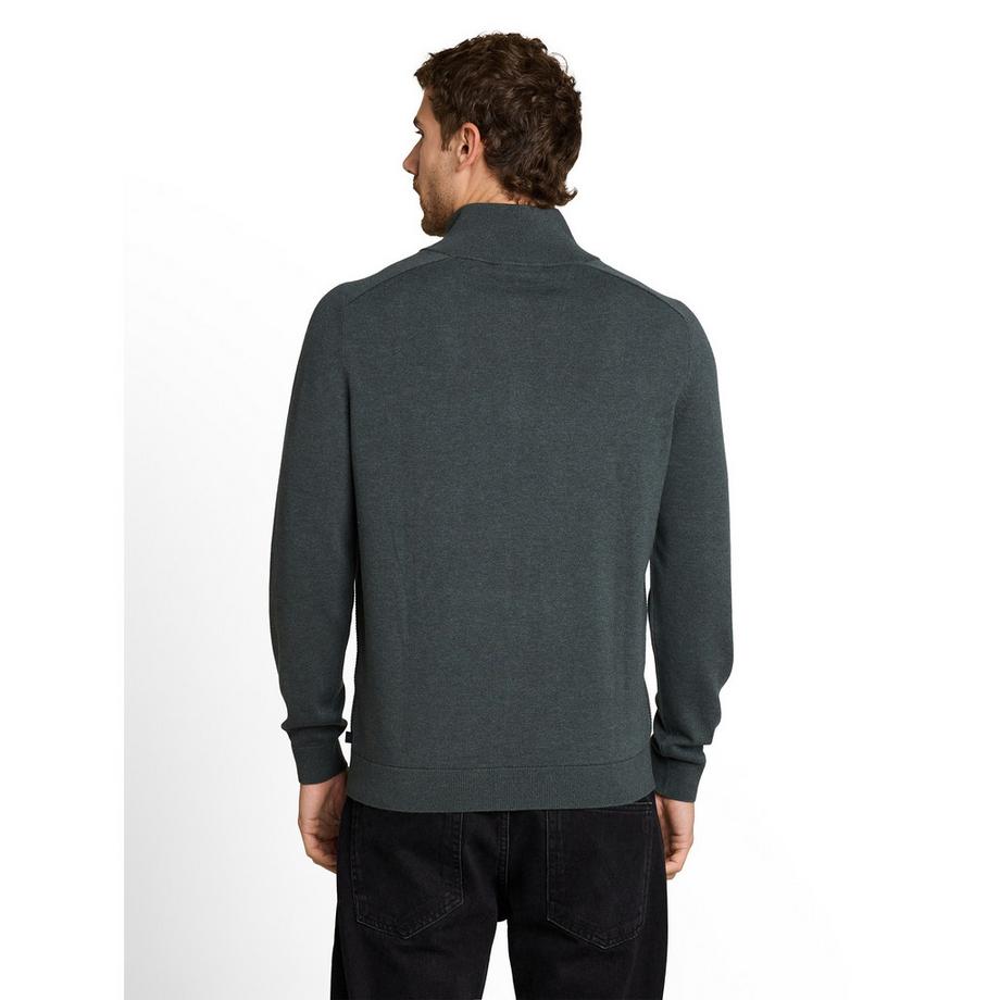 TOM TAILOR Pullover con mezza cerniera  
