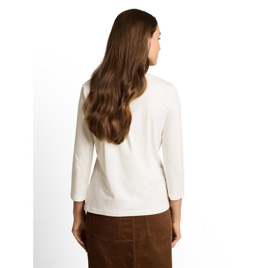 TOM TAILOR Langarm T-Shirt mit Blumendruck  