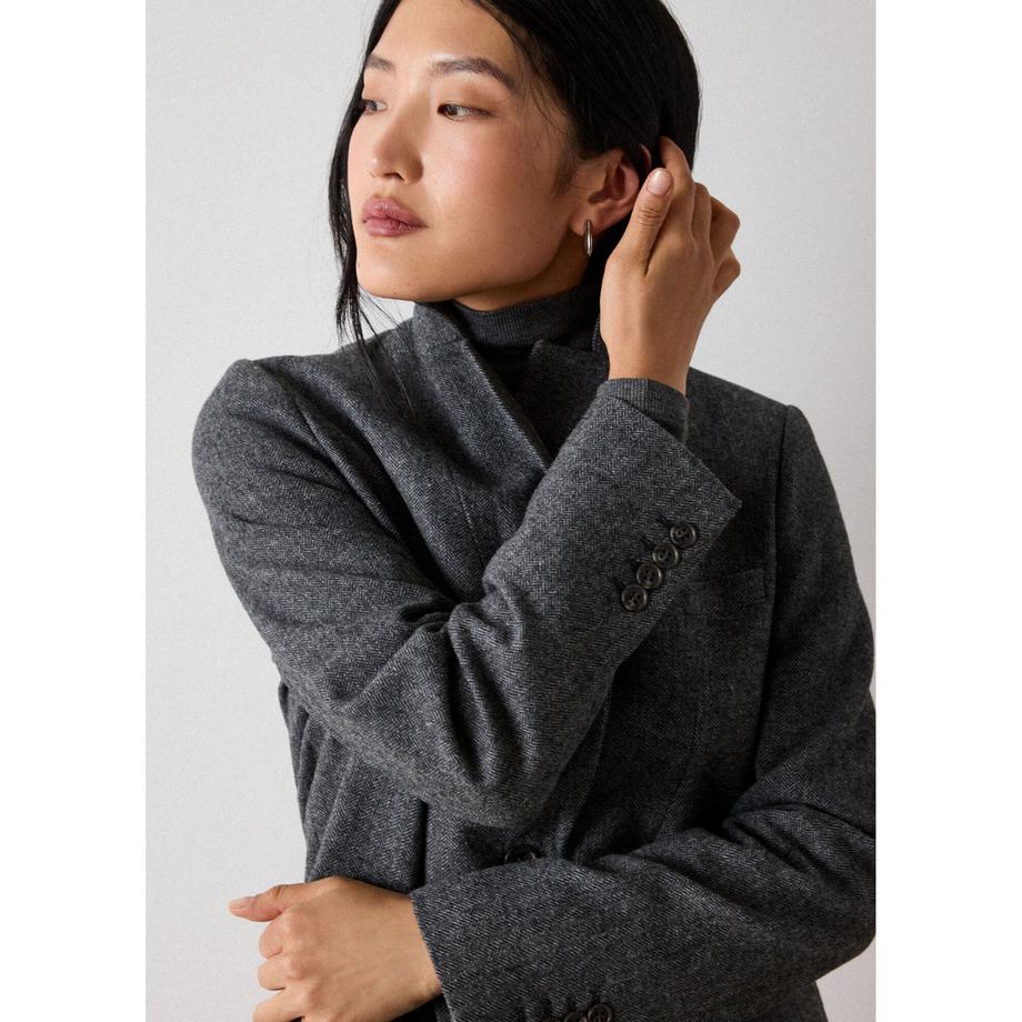 Whistles Herringbone Blazer  