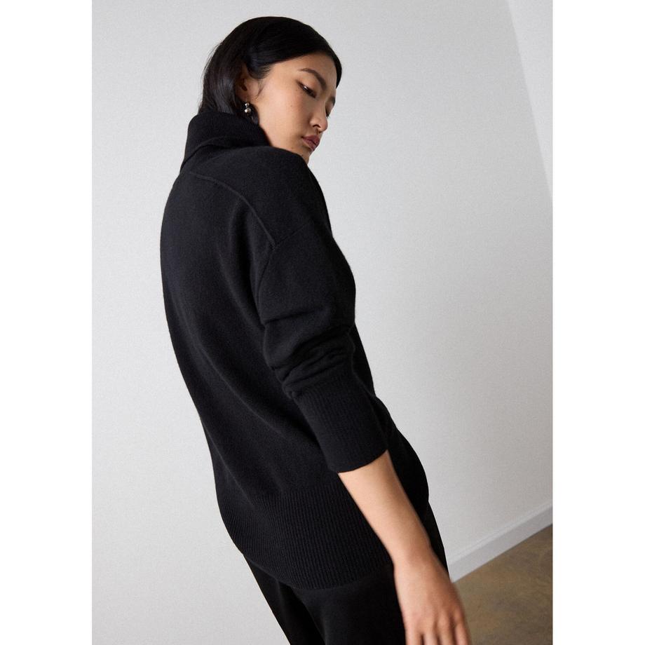 Whistles Cashmere Seam Roll Pull col roulé  